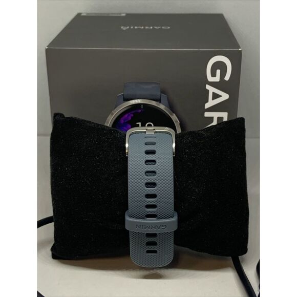 Garmin 62A020364 Unisex Gray Rubber Strap Digital Black Dial Smartwatch WAT38 main image 7
